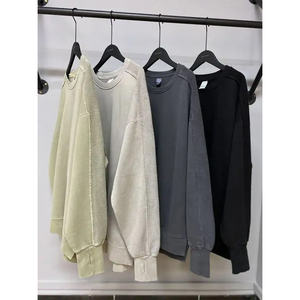 Sudaderas de Gran Tamaño para Mujer, de Felpa de Algodón, con Paneles de Dos Tonos, Diseño Personalizado, Bordado Impreso, para Otoño/Invierno - Product Image 5