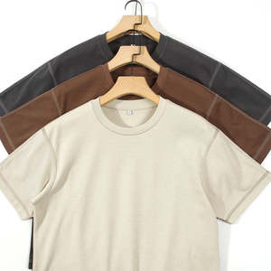 ชุดเสื้อยืดและกางเกงขาสั้นผ้าฝ้ายพิมพ์โลโก้ตามสั่ง เป็นมิตรกับสิ่งแวดล้อม สำหรับฤดูร้อน ชุดสองชิ้นสำหรับผู้ชาย พร้อมตัวอย่างฟรี - Product Image 6