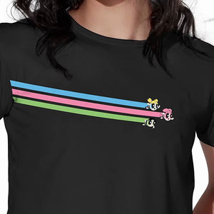 T-shirt en coton pour femmes en gros, avec logo personnalisé, taille XL simple personnalisée en stock - Product Image 6