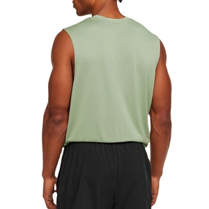 Sport Sleeveless Basketball Workout Clothes Training Bodybuilding <b>Singlet</b> <b>For</b> <b>Men</b> Quick Dry Vintage Knitted Tank Top Sports - Product Image 5