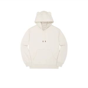 Men Classic <b>Bear</b> Ear Oyster <b>Hoodie</b> - Warm and Playful Pullover <b>Hoodie</b> with <b>Bear</b> Ears for a Unique and Cozy - Product Image 1