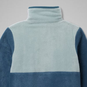 Comfortable And Breathable Design Sweatshirt For Boys Factory Rate Color Block Design With Zip Pockets Stand Collar Full Sleeves - Product Image 5