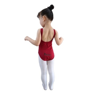 Vente en gros de justaucorps de ballet en coton pour bébés filles, vêtements de gymnastique et de danse pour enfants, justaucorps de danse extensible et doux pour commande en gros - Product Image 5