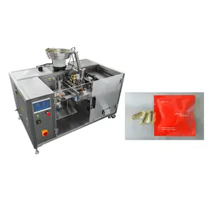 210 Vibrating Plate Particle Counting Feeding Bag Packaging Machine Stand-up Pouch Bags Automatic Electric Wrapping Machine