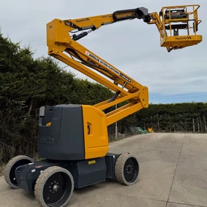 Vente flash : Nacelle élévatrice articulée remorquable à moteur essence haute efficacité, 8m-14m, montée sur remorque, nacelle élévatrice pour travaux en hauteur - Product Image 1