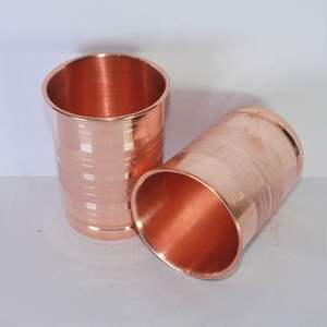 Verres en cuivre pur 100% pour bars et maisons Verres en métal martelé avec une finition polie ou brossée de la meilleure qualité - Product Image 6