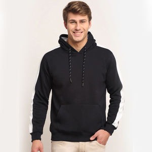 RTS luxe polaire pull 350g sweats à capuche 40 couleurs pointillé chaîne sweats à capuche plaine hiver coton à capuche pour hommes - Product Image 6