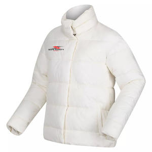 Chaquetas acolchadas para mujer, Logo personalizado y diseño de tela de alta calidad, precios completos, longitud de cintura cálida, relleno de fibra gruesa - Product Image 5