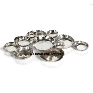 Métal brillant à la mode supérieur poli avec bol debout de conception de forme feuillue d'or pour les produits décoratifs de table d'hôtel et de restaurant - Product Image 4