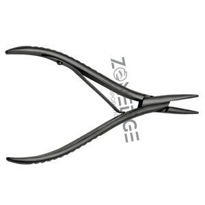 High Quality New Design <b>Hair</b> <b>Extension</b> Plier Customized logo Black <b>Micro</b> Rings <b>Beads</b> Opener <b>Extensions</b> Pliers By Zonedge - Product Image 5