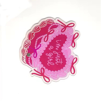 Je suis juste fille coeur papillon cils carreaux personnalisables cils beauté aimants réutilisable 2-en-1 outil de beauté durable OEM
