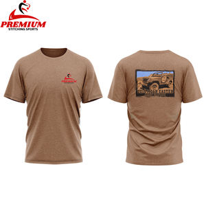 เสื้อยืดผู้ชาย ผ้าฝ้าย 100% 300 GSM คอกลม แขนสั้น พิมพ์ลายโลโก้ตามสั่ง คุณภาพสูง ระบายอากาศได้ดี เนื้อผ้าหนา - Product Image 2