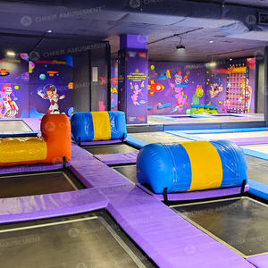 Cổ vũ vui chơi giải trí của ly kỳ tất cả các tuổi trong nhà sân chơi thể thao an toàn Trampoline công viên các khóa học trở ngại cho cô gái chìa khóa trao tay giải pháp - Product Image 2