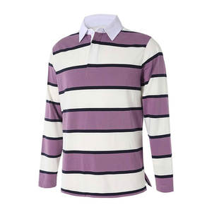 Camisas Unisex a Rayas, Transpirables, que Absorben la Humedad, con Cuello Clásico, Casuales, de Golf, Personalizables - Product Image 5