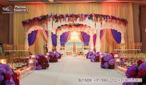การแต่งงานของชาวฮินดูไฟเบอร์บอลลีวูดเสา Mandap ธีมโบราณบอลลีวูดงานแต่งงาน FRP Mandap พิธีแต่งงานอินเดีย Haveli Mandap - Product Image 6