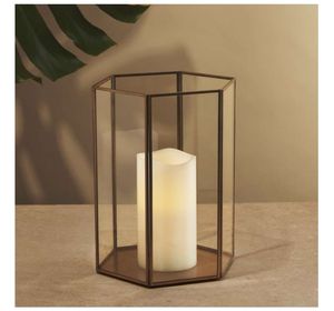 Farol de Latón Tradicional de Nuevo Diseño con Acabado de Recubrimiento en Polvo Blanco para Decoración de Jardín, Colgante y de Mesa - Product Image 4