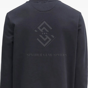 ออกแบบโลโก้ตามสั่ง เสื้อสเวตเชิ้ตผ้าฟลีซพิมพ์ลายสำหรับผู้ชาย สวมใส่สบายในฤดูหนาว คุณภาพสูง คอกลม ทรงปกติ ระบายอากาศได้ดี เป็นมิตรกับสิ่งแวดล้อม - Product Image 2