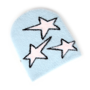 OEM Bonnet personnalisé en tricot de mohair à fourrure douce sur toute la surface imprimé graphique Jacquard Bonnets pelucheux personnalisés pour hommes et femmes - Product Image 5