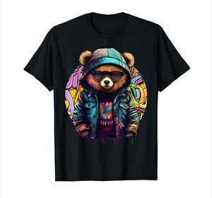 Camiseta de gran tamaño de Hip Hop para hombre, ropa de calle con gráfico holgada, camisa de estilo urbano, logotipo personalizado OEM, fábrica de ropa al por mayor - Product Image 3