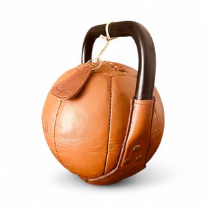 Kettlebell Geoffrey modèle PU 6 kg avec poignée en acier - Équipement de musculation portable et durable - Tailles 4 kg/8 kg/12 kg/16 kg - Product Image 3