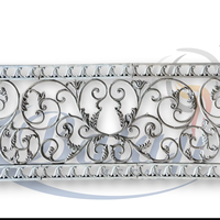 Balaji Metals EBM-02559 Garde-corps de balcon et d'escalier sans cadre réglable en aluminium et fonte, robuste, résistant aux intempéries, de qualité supérieure