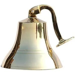 Cloche nautique en laiton haute brillance murale bien connue des cloches de navire Titanic haute élégance en laiton murale cloche de porte décorative - Product Image 1