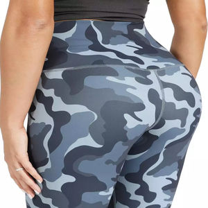 Pantalones de Yoga de longitud completa de alta calidad con cintura de apoyo Material transpirable flexible Patrón sólido no transparente para uso en el gimnasio - Product Image 6