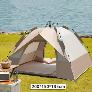 Carpa de camping automática, impermeable, tipo domo Oxford, refugio portátil para exteriores, para senderismo y viajes. - Product Image 2