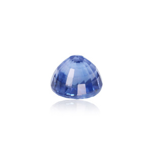 Zafiro Azul - 3.97 Quilates, Gema Natural Facetada, Efectos Ópticos Calibrados, Color Azul Real, Piedra Suelta de 10 mm, 8 mm Tratada con Calor - Product Image 2