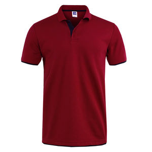 Vente à Chaud Logo Personnalisé Polo Couleur Unie Respirant Polo T-shirts Personnalisés - Product Image 2