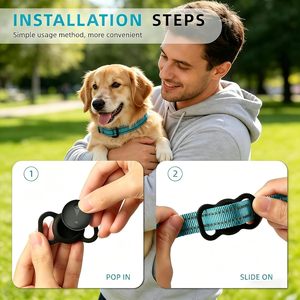 Smart GPS <b>Tracker</b> <b>Collar</b> for Dogs Real-Time Location Pet <b>Tracker</b> Plastic Material No Monthly Fees SIM Cards Required Viewable PC - Product Image 3
