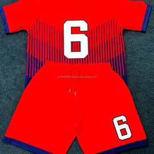 100% Polyester conception de sublimation personnalisée vêtements de sport respirant à manches courtes maillot de football uniformes de football pour hommes - Product Image 6