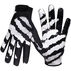 Guantes de fútbol Cómodos y suaves Guantes de fútbol americano 2025 Diseño de equipo personalizado Venta caliente Guante de fútbol americano - Product Image 1