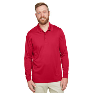 Polo informal de negocios para hombre, camisetas de golf cómodas de algodón sólido de verano de manga larga - Product Image 3