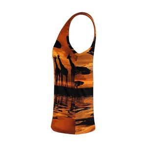 Camiseta sin Mangas de Algodón Satinado Transpirable de Verano de Alta Calidad con Color Personalizado para Mujer - Product Image 2