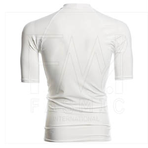 2025 Respetuoso con el medio ambiente Buena calidad Material puro Hombres Rash Guard Secado rápido Manga larga Color sólido Rash Guard para la venta - Product Image 3