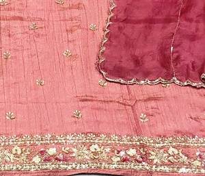 Designer moderne non cousu brodé à la main belle tenue de fête de qualité supérieure costumes style traditionnel indien tendance - Product Image 3