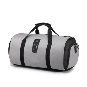 Bolsa de gimnasio con logotipo de cliente al por mayor, bolsa negra impermeable ligera, bolsa personalizada OEM para viaje para adultos, bolsa de tela para gimnasio y Yoga con poliéster 100% - Product Image 6