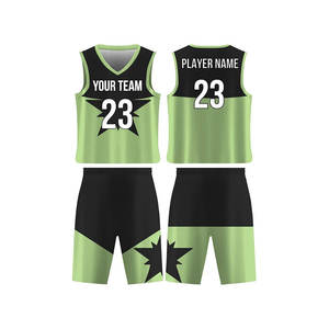 Ensemble de maillots d'entraînement Logo personnalisé Vente en gros Uniforme de basket-ball Offre Spéciale respirant - Product Image 1