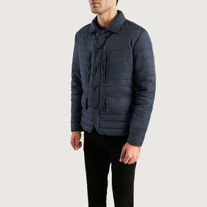 Bo Quilt Windbreaker <b>Jacket</b> Casual Korean Street Style Water Proof Coated Zippered <b>Half</b> Closure Hooded New Pattern XS XL 5XL - Product Image 2