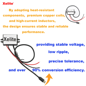 Xelite 36-72V để 5V 3A DC DC Buck chuyển đổi 48V bước xuống để 5V chuyển đổi với xe máy ảnh Micro USB Buck sạc điện - Product Image 3