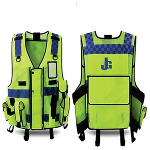Venta al por mayor de alta visibilidad transpirable 100% poliéster unisex Chaleco de seguridad para trabajos de construcción - Product Image 1