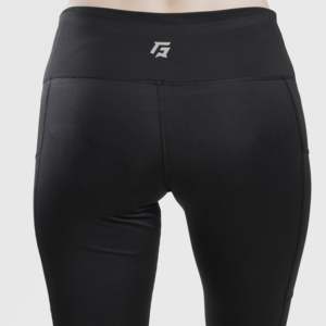 Leggings pour femmes à motif trèfle noir, options taille haute ou mi-haute, taille XL, sans couture, respirants, en spandex, style décontracté - Product Image 6