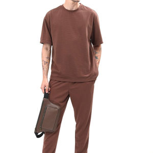 Camiseta transpirable de alta calidad al por mayor personalizada 100% algodón cuello redondo de gran tamaño para hombres camiseta de secado rápido servicio OEM - Product Image 2