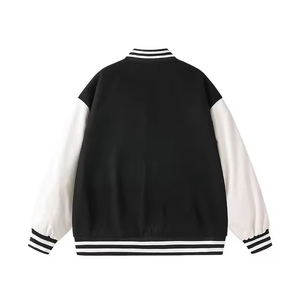 Vente en gros de vestes universitaires pour hommes, manteaux sweat-shirt d'hiver en laine polyester tricoté, vêtements d'extérieur décontractés coupe-vent - Product Image 6