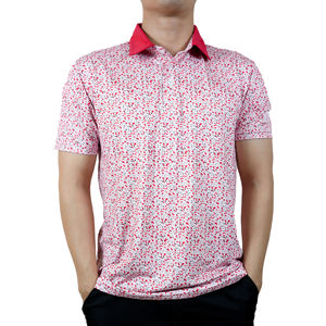 Polo de Golf logo personnalisé sublimation 100% polyester polo pour homme fabriqué au vietnam - Product Image 2