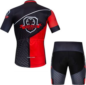 Camiseta de ciclismo con estampado de sublimación personalizada, conjunto de pantalones cortos con pechera, transpirable, de cuatro vías, tejido elástico activo, acolchado con Gel, traje de triatlón OEM - Product Image 2
