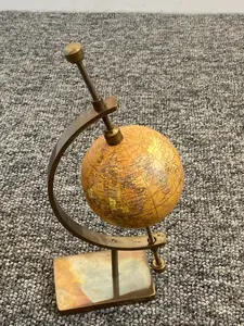 Antique Style Nautical <b>Globe</b> Brass Nautical <b>Globe</b> With Antique Finishing with Brass Iron Plastic Wooden Base Vintage <b>Globes</b> - Product Image 5