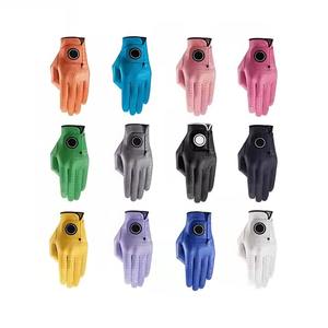 Gant de golf en peau de mouton de sport imperméable de luxe personnalisé à bas quantité minimale de commande Gants de golf d'hiver en cuir Cabretta complet de qualité supérieure - Product Image 3