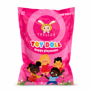 Poupées en vinyle TUSALMO Princess OMG, noires et blanches, personnalisées, en sachet mystère, jouet éducatif en peluche pour filles de 3 ans et plus - Product Image 2